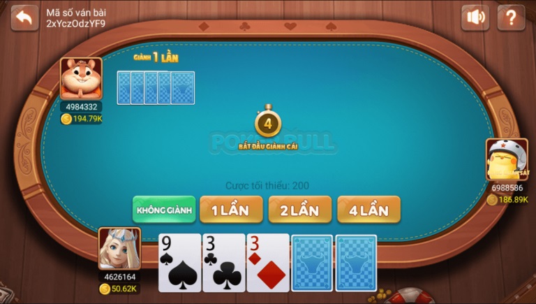 game Poker Bull tại CF68