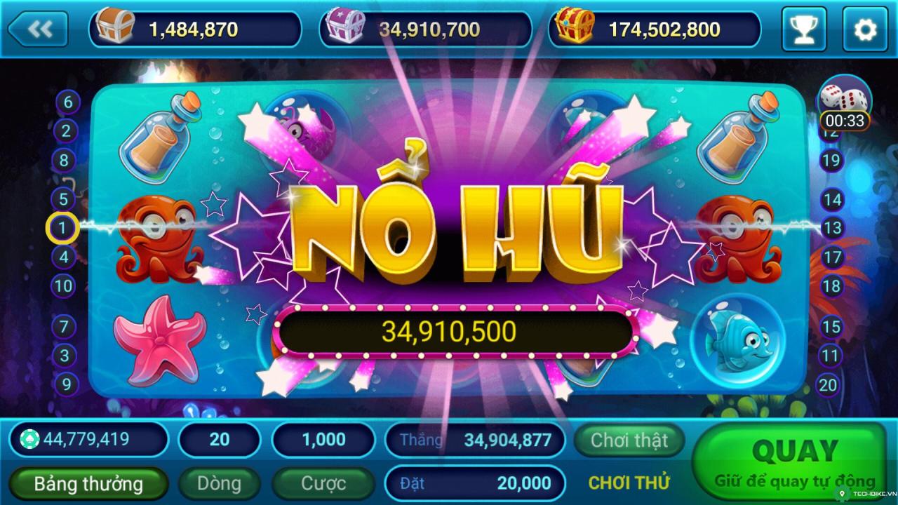 chơi game nổ hũ