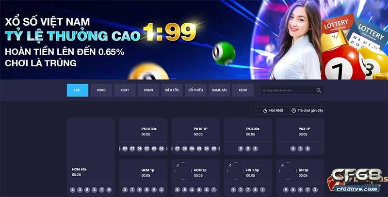 Xổ số là một lựa chọn không thể bỏ qua tại 7Ball